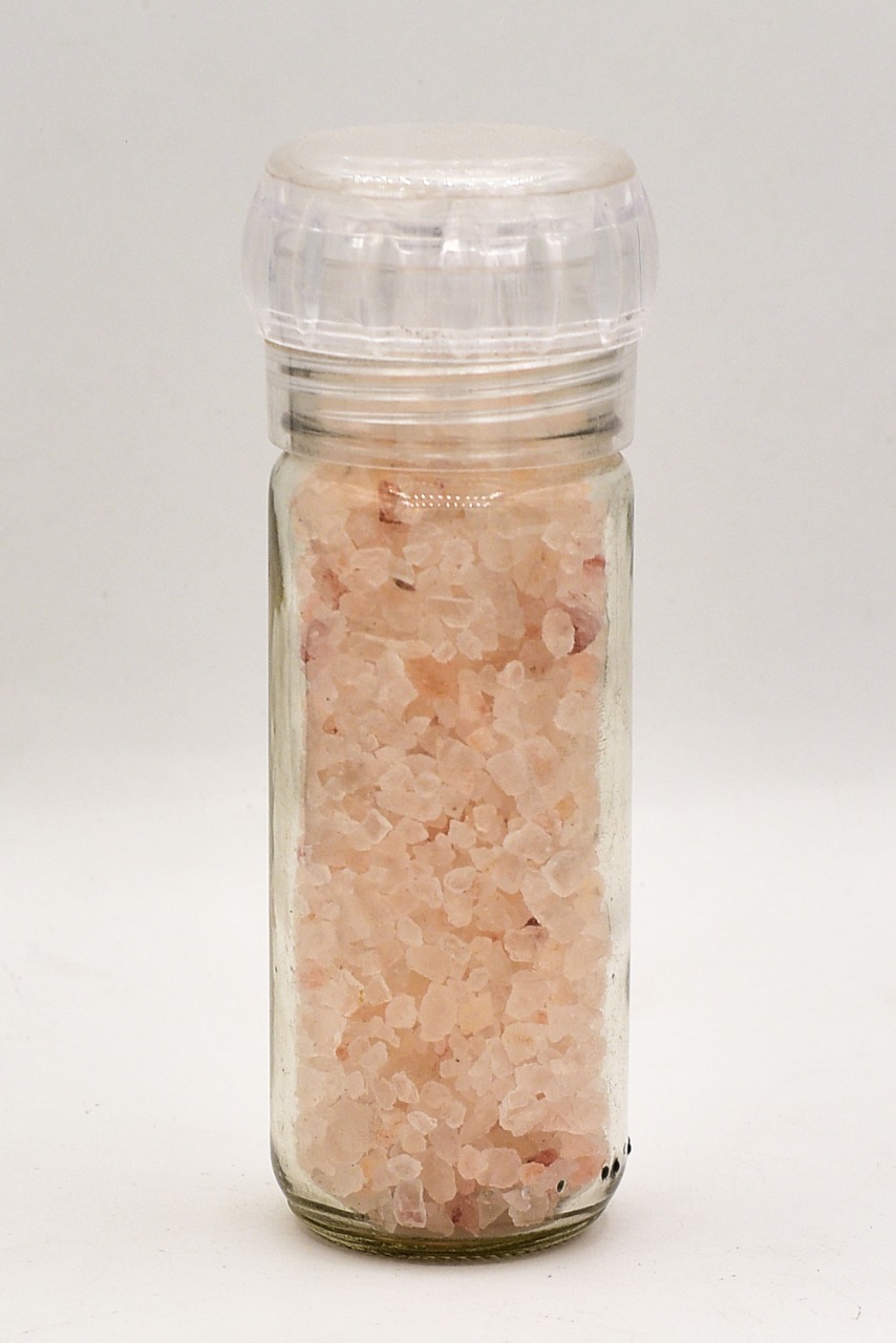 Pink Salt Grinder Bottle