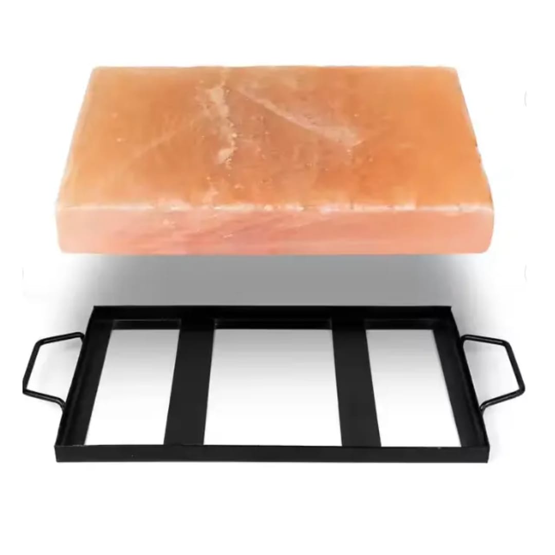Salt Cooking Block with Metal Holder
